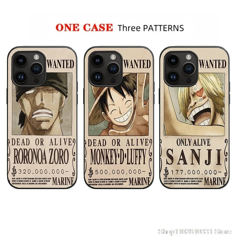 3D illusion One Piece Luffy Nika Phone Case For iPhone