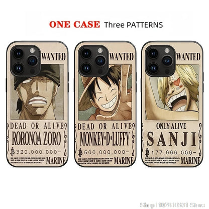 3D illusion One Piece Luffy Nika Phone Case For iPhone