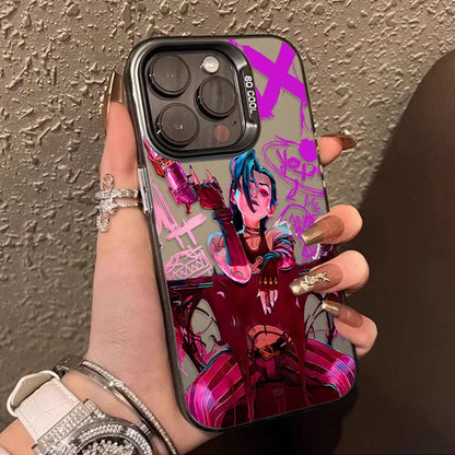 Anime Arcanes Graffiti Jinxs Phone Case For iPhone