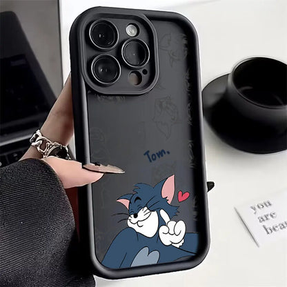 Funny Cartoon Phone Case For Jerrys Toms iPhone