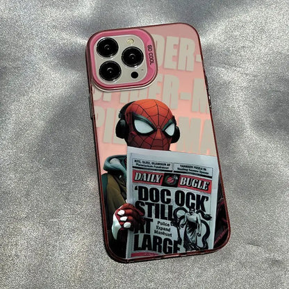 Marvel Spider Man News newspapers Phone Case For iPhone