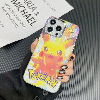 HD Pikachu Gengar Pokemons Phone Case For iPhone
