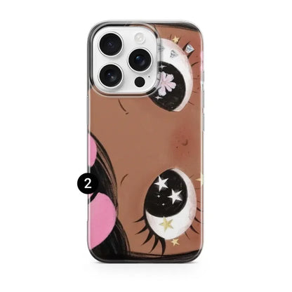 Big Eyes Girl Phone Case For iPhone