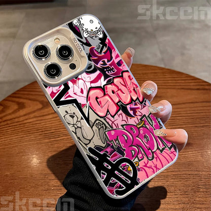 Street Classic Graffiti Print Phone Case For iPhone
