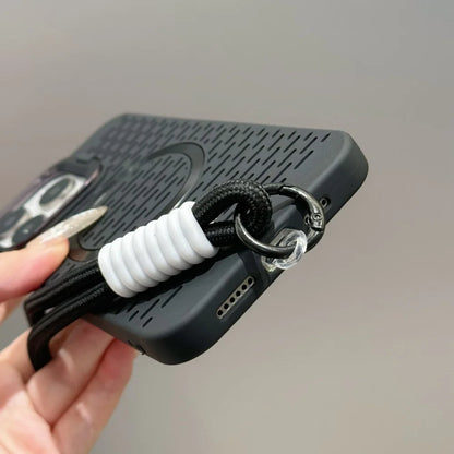 Lens mount For magsafe Wrist Strap Lanyard Phone Case For iPhone