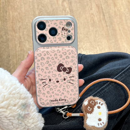 Luxury Cute Pink Leopard Print Kitty Hot Sale Phone Case For iPhone