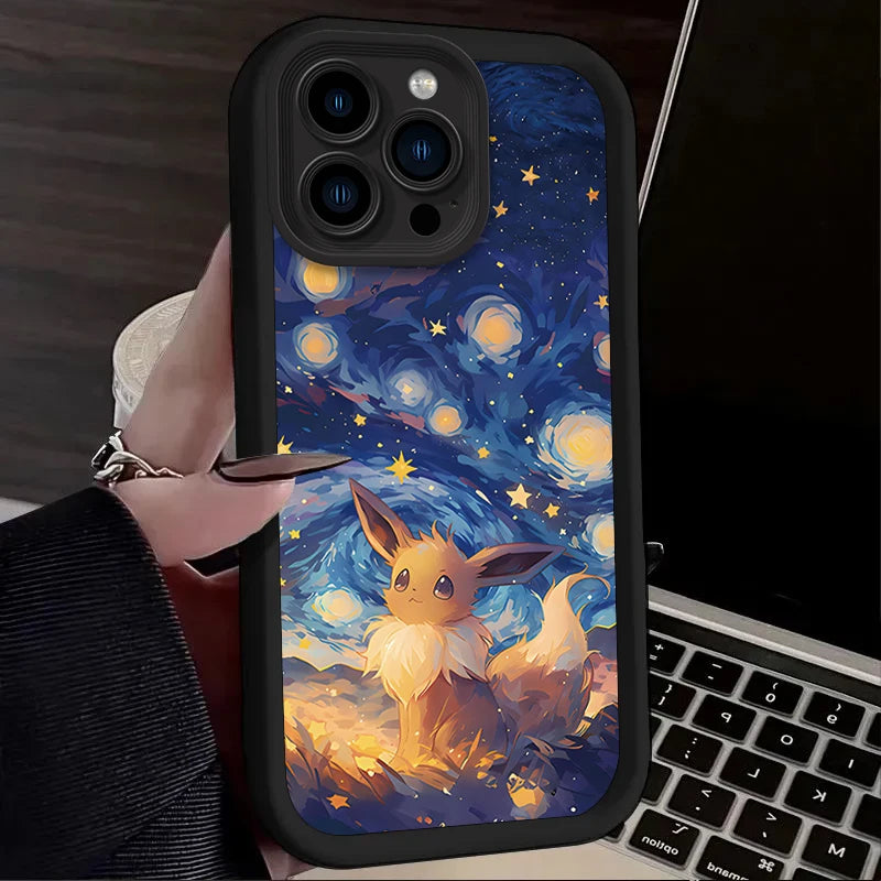 Lovely Pokemon Starry Sky Case For iPhone