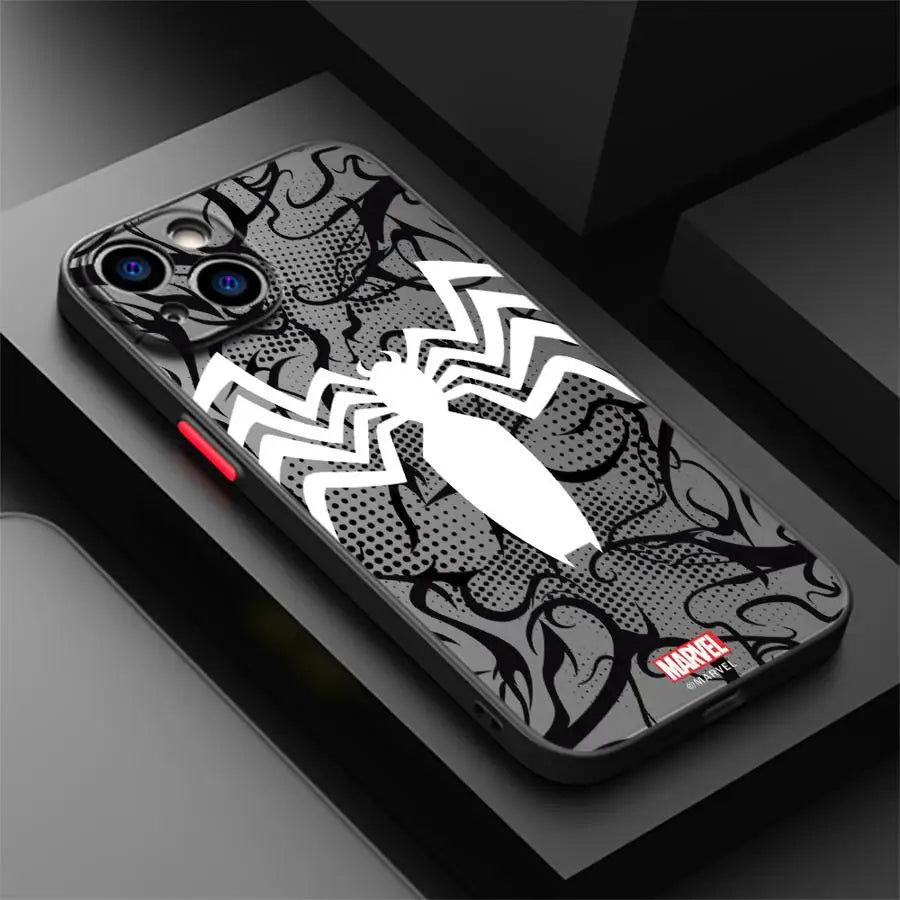 Hot Marvel Spider Man Cartoon Phone Case For iPhone