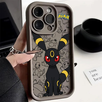 Snorlax Umbreon Pokemons Anime Soft Silicone Case For iPhone