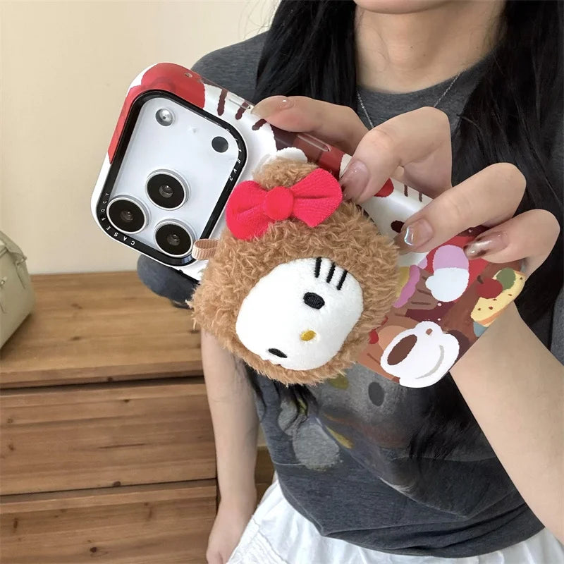 Fashion Cute Hellokitty Magnetic Phone Case For iPhone
