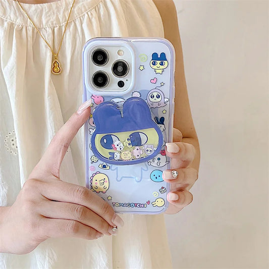 Kawaii Cartoon Magnetic Stand Holder Phone Case