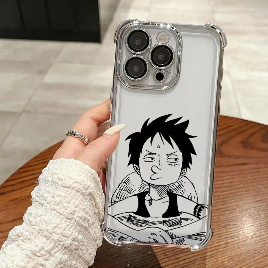 Cartoon One Piece Luffy Case For iPhone
