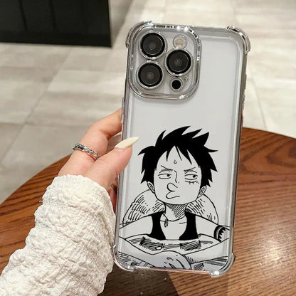 Cartoon One Piece Luffy Case For iPhone