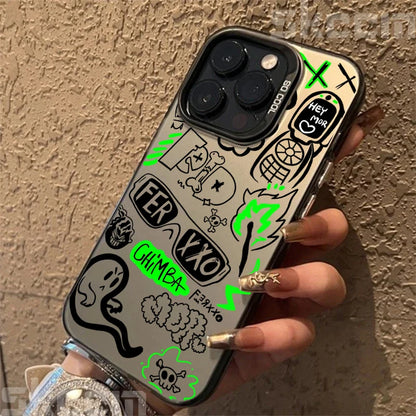 Street Classic Graffiti Print Phone Case For iPhone