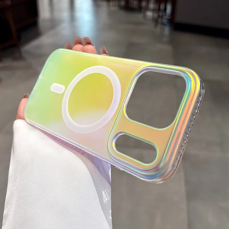 Aurora Colorful For Magsafe Matte Case  For iPhone