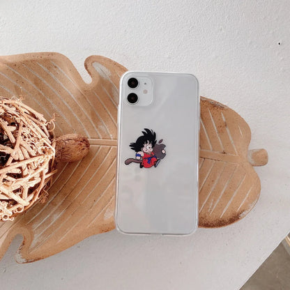 3D Dragon Ball Son Goku transparent Phone Case For iPhone