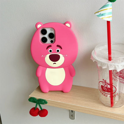 Cute Bear Candy Color Phone Case