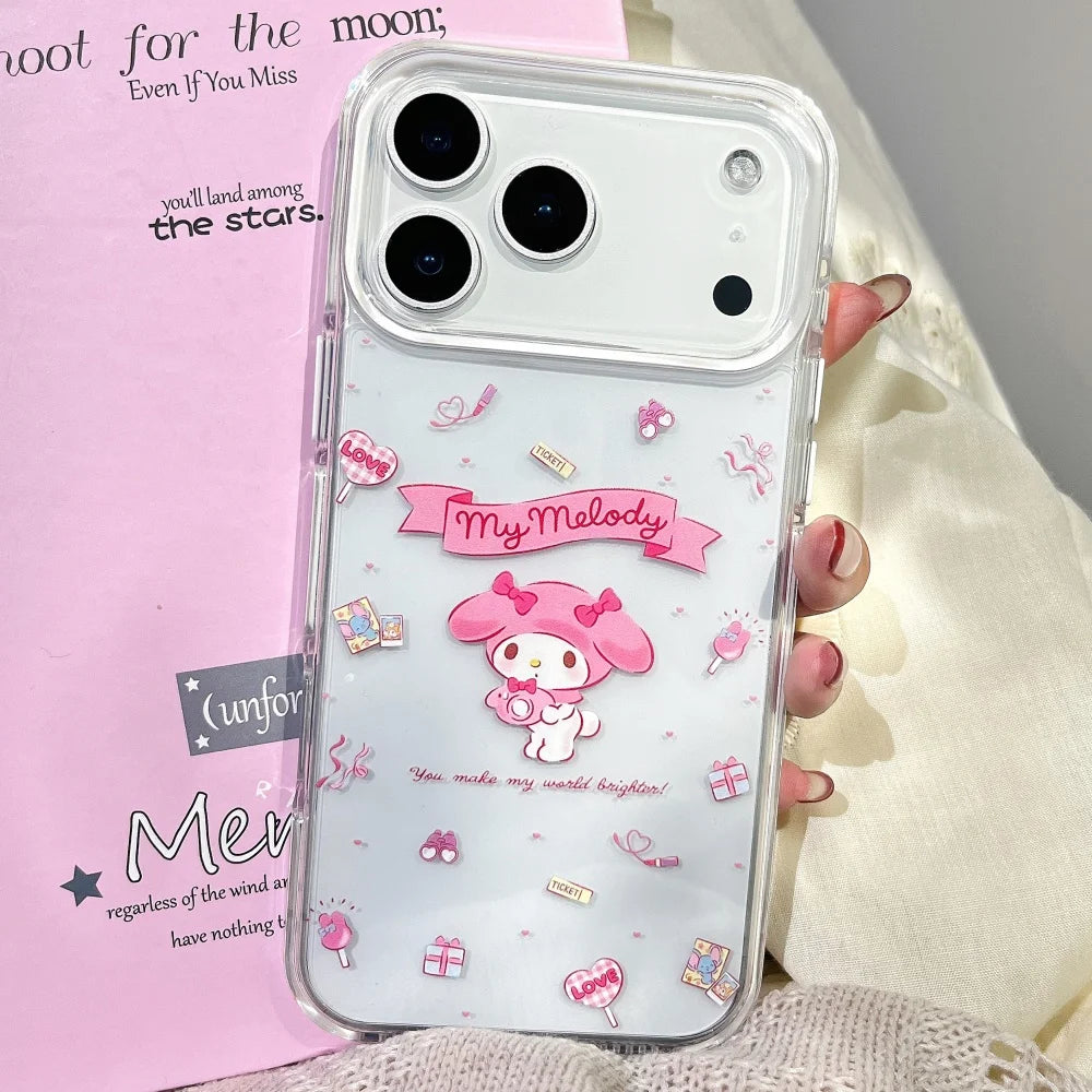 Cute Cartoon Hellokitty Melody Phone Case For iPhone