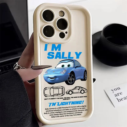 Lightning McQueen Sally Disney Phone Case For iPhone