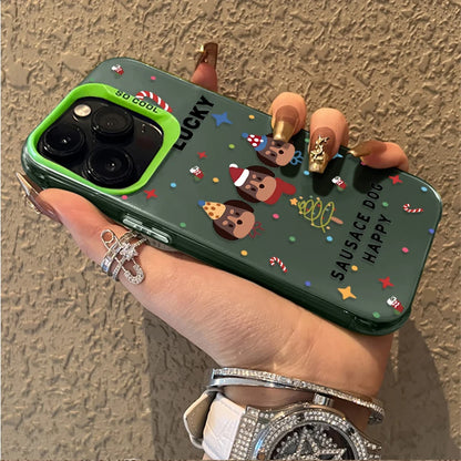 Cartoon Dachshund Dog Case For iPhone