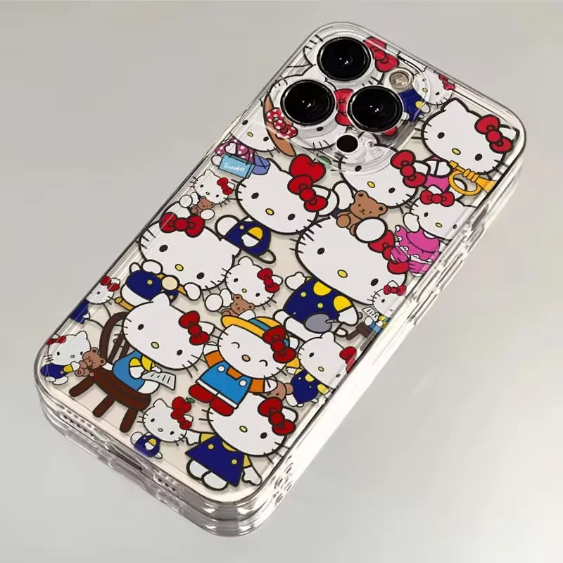 Screen Cute Phone Case Hello Kittys For iPhone