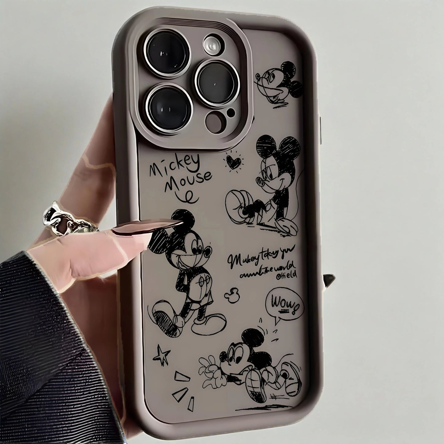 Disney Sketch Minnie Cartoon Phone Case For IPhone