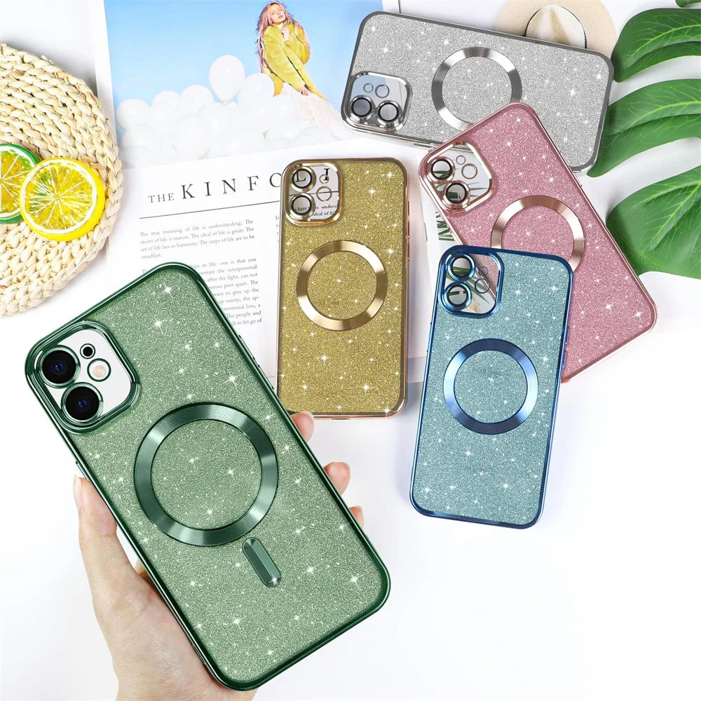 Electroplate With Lens Protector Case For iPhone