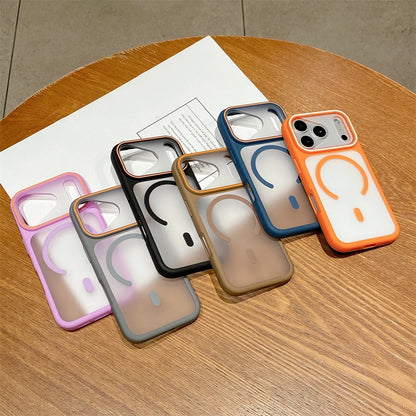 Luxury Transparent For Magsafe TPU Magnetic Case For iPhone