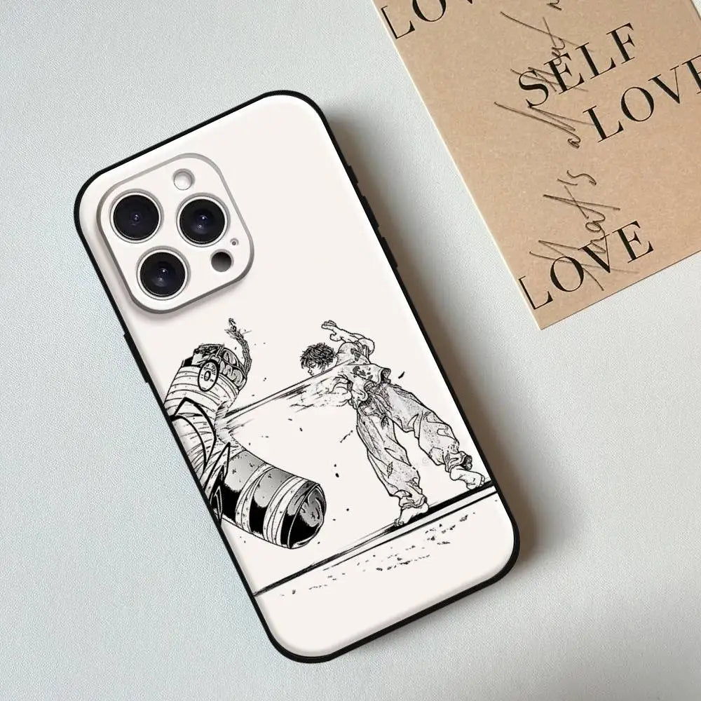 Anime Baki Hanmas Phone Case For iPhone