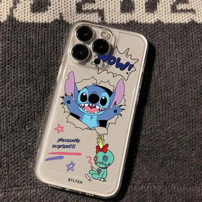 Stitch Naughty Cute Phone Case For iPhone