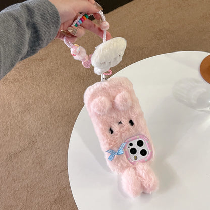 New Cute 3D Rabbit Plush Phone Case