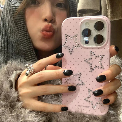 Glitter Star Pattern Phone Case
