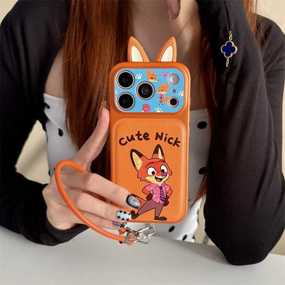 3D Ears Judy Nick iPhone 14 13 Compatible with Phone Case