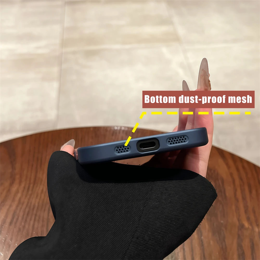 Luxury Lens Bracket For Magsafe Magnetic Wireless Charge Phone Case For iPhone