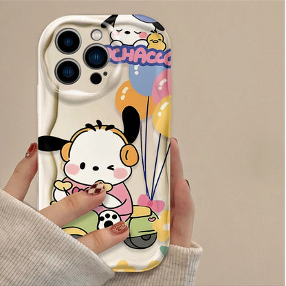 Cute Cartoon Pochacco Phone Case For iPhone