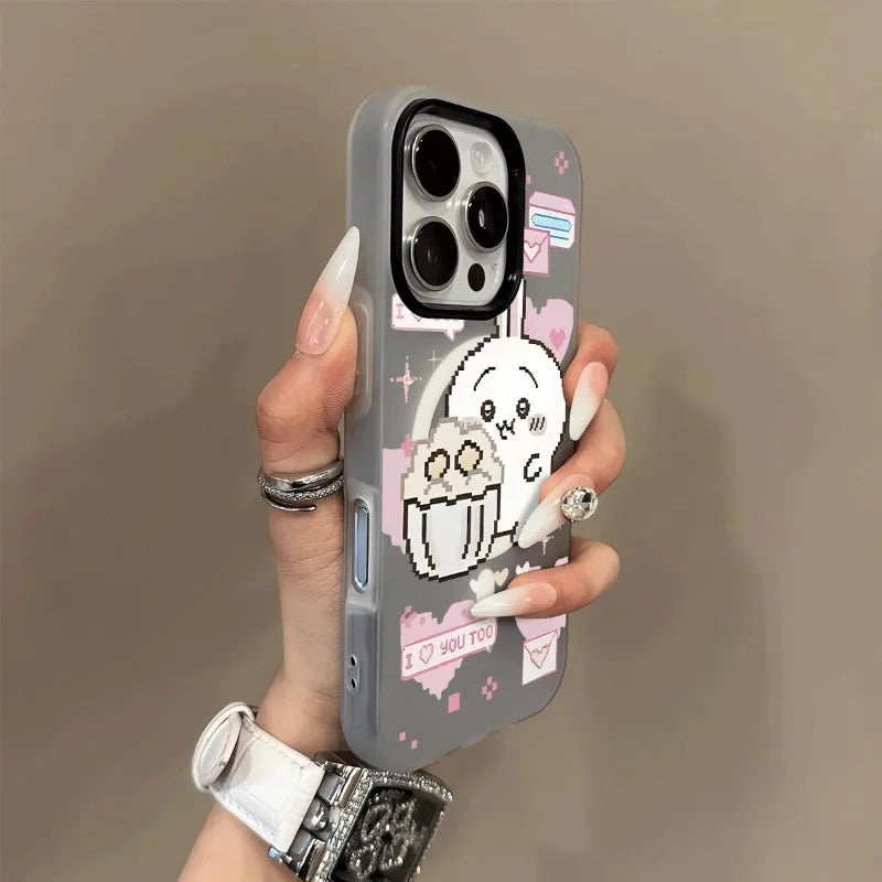Anime Chiikawa Hachiware Usach Mobile Phone Case Available  For iPhone