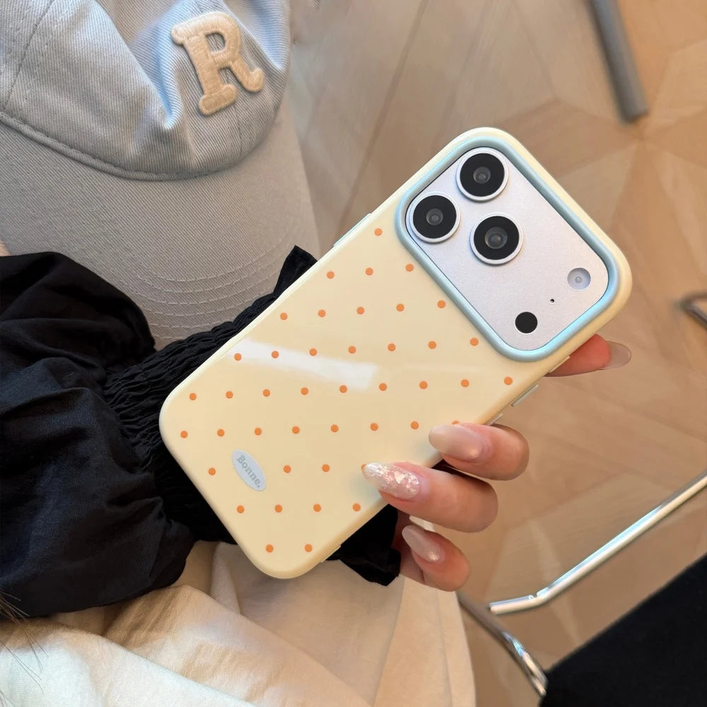 Ins Polka Dot Ultra Slim Phone Case  For iPhone