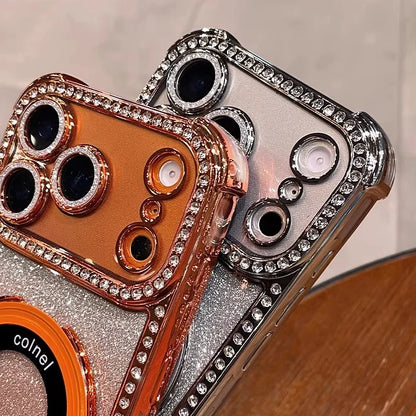 Glitter Diamond For Magsafe Bracket Case For iPhone