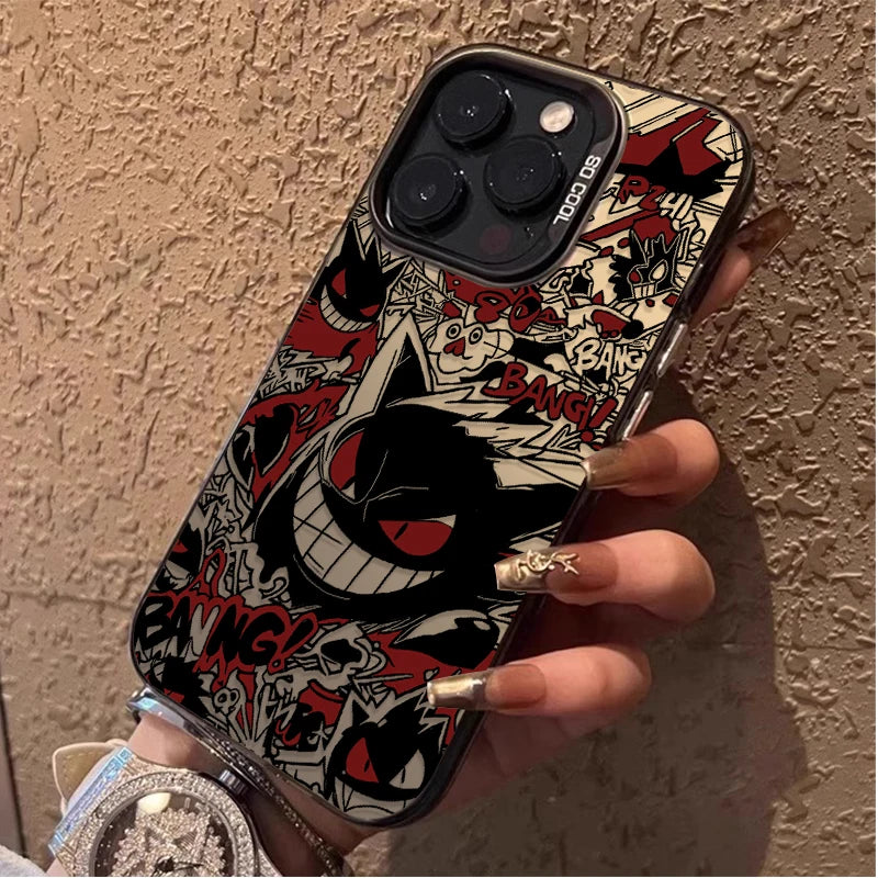 Anime Pokemon Gengar Phone Case For iPhone