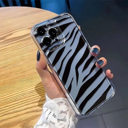 Amusing Zebra Pattern Silicone Phone Case
