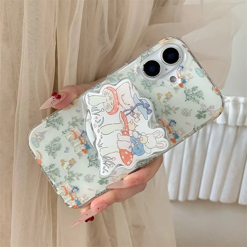 Cute Rabbit Magnetic Phone Case