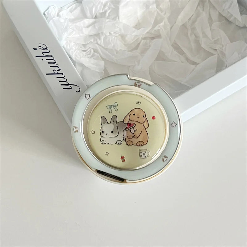Kawaii Cartoon Rabbit Magnetic Phone Case