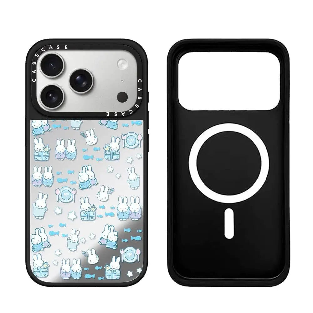 Kawaii Miffy Magnetic Phone Case Cute Cartoon Miffy
