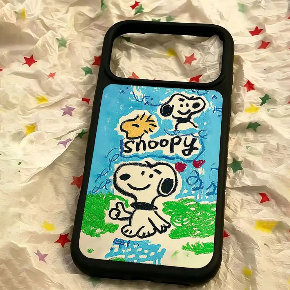 Anime Cartoon Snoopy Soft Back Cover Mobile Phone Case For iPhone