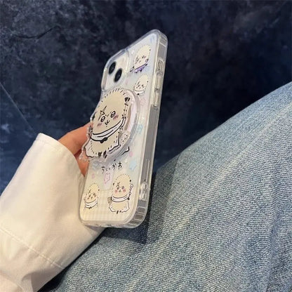 Anime Chiikawa Rakko 2026 New Magnetic Holder Cute  For iPhone
