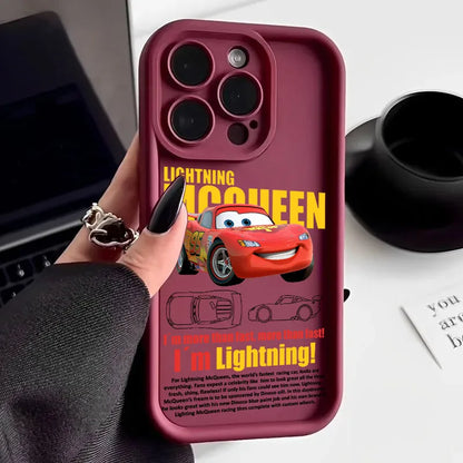 Lightning McQueen Sally Disney Phone Case For iPhone