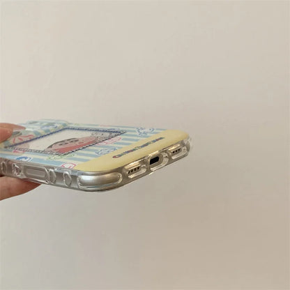 Funny Cute Cartoon Boy Phone Case For iPhone