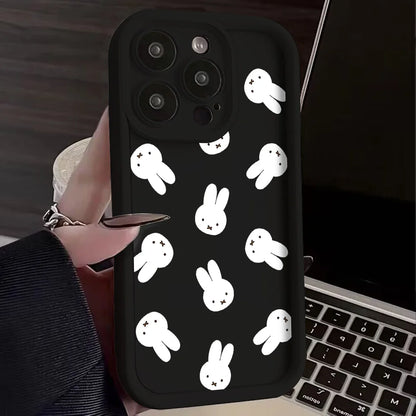 Cartoon Phone Case Soft TPU Miffys Kawaii Back Cover For iPhone