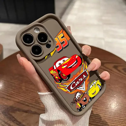 Lightning McQueen Sally Disney Phone Case For iPhone