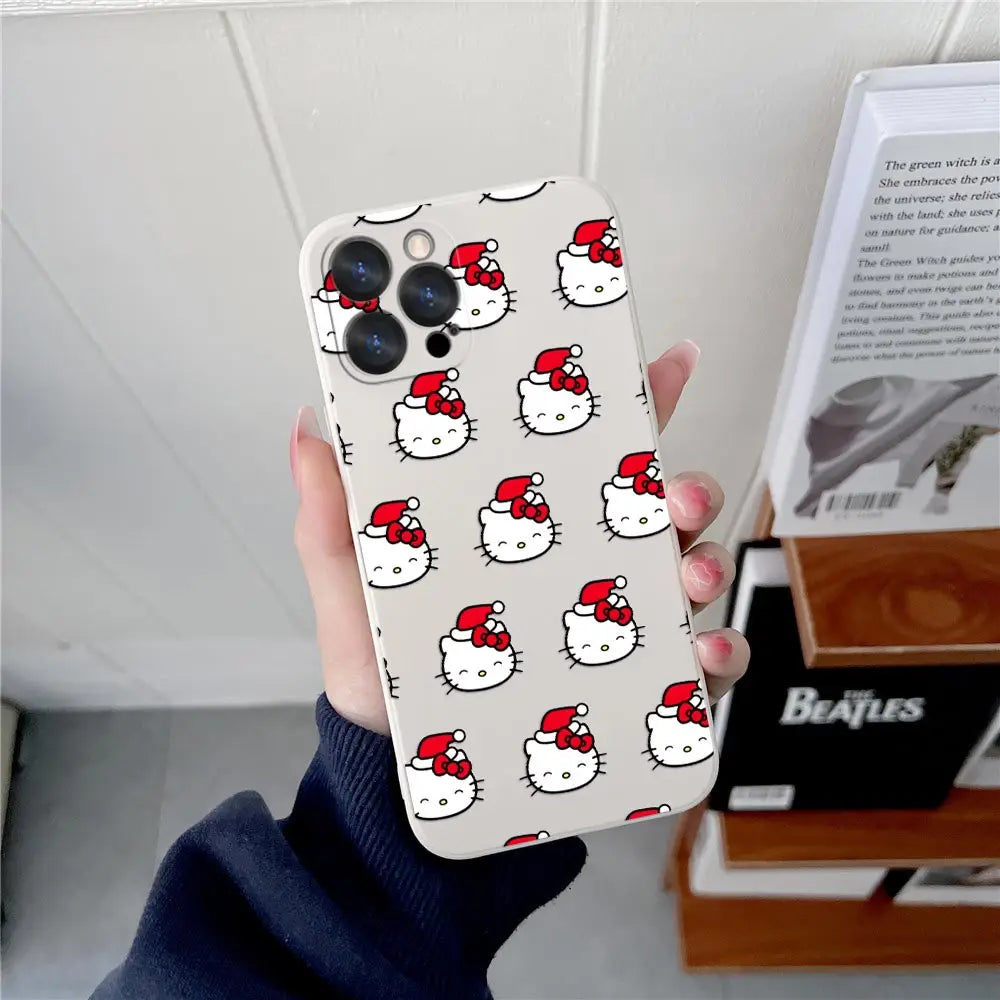 Merry Hello Kittys Christmas Phone Case For iPhone
